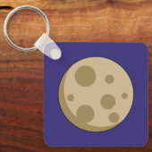 Vollmond Schlüsselanhänger (Vorderseite)