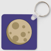 Vollmond Schlüsselanhänger (Rückseite)