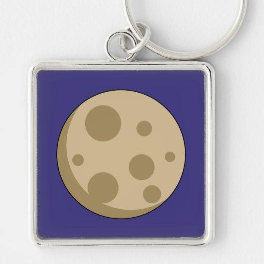 Vollmond Schlüsselanhänger (Vorne)