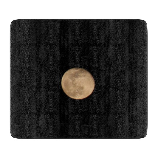 Vollmond-Schneidbrett Schneidebrett (Vorderseite)