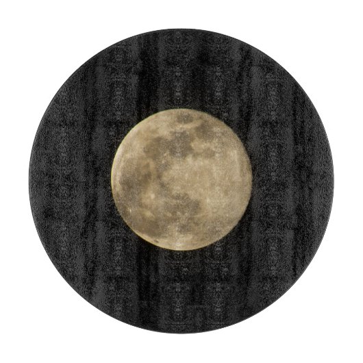 Vollmond Schneidebrett (Vorderseite)