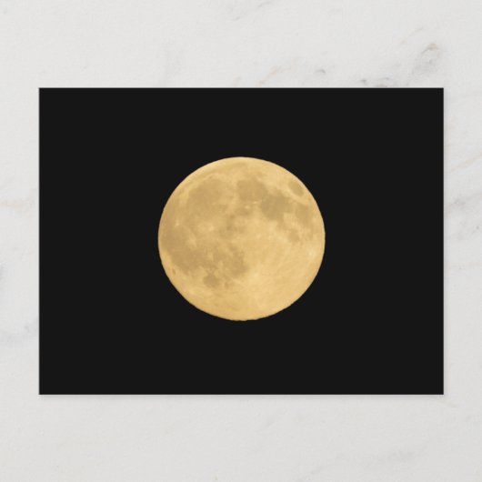 Vollmond | Seattle, Washington Postkarte (Vorderseite)