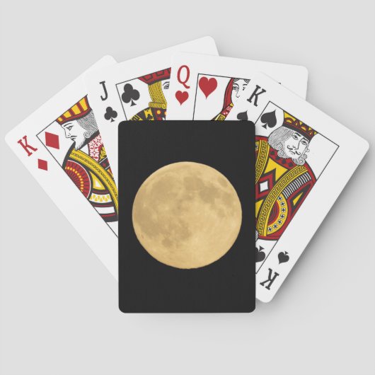 Vollmond | Seattle, Washington Spielkarten (Rückseite)