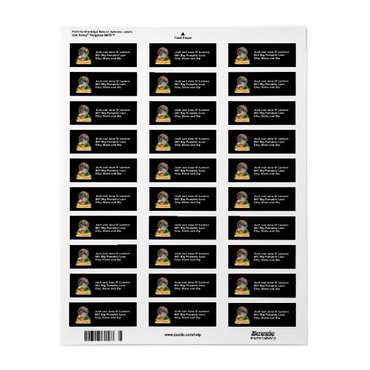 Vollmond, Skull & Blue Pumpkin auf den Nachtmarken (Vorne)