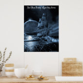 Vollmond steigender Plakatdruck Poster (Küche)