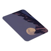 Vollmond steigt | Chugach - Gebirge Alaska Magnet (Rechte Seite)