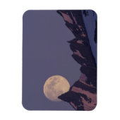 Vollmond steigt | Chugach - Gebirge Alaska Magnet (Vertikal)