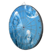 Vollmond steigt dartscheibe (Vorderseite rechts)