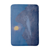 Vollmond steigt | Grand Teton Driggs, Idaho Badematte (Vorderseite Vertikal)