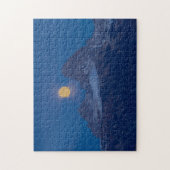 Vollmond steigt | Grand Teton Driggs, Idaho Puzzle (Vertikal)