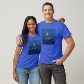 Vollmond steigt | Grand Teton Driggs, Idaho T-Shirt (Unisex)