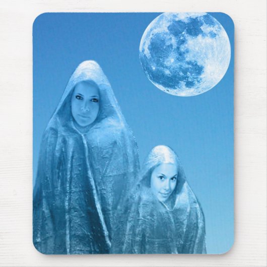 Vollmond steigt mousepad (Vorne)