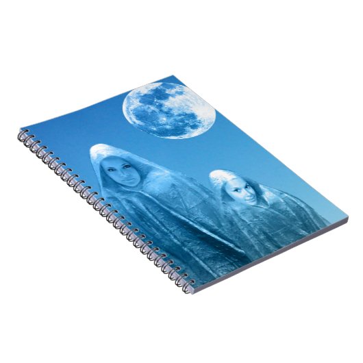 Vollmond steigt notizblock (Rechte Seite)