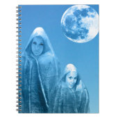 Vollmond steigt notizblock (Vorderseite)