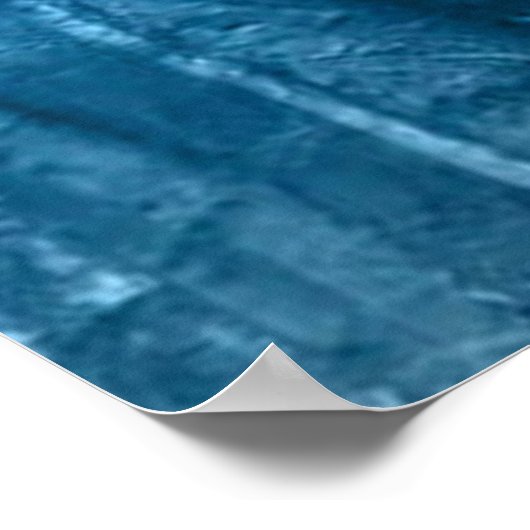 Vollmond steigt poster (Ecke)