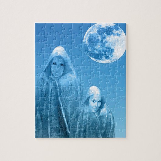 Vollmond steigt puzzle (Vertikal)
