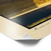 Vollmond steigt über der Pyramide Fotodruck (Ecke)