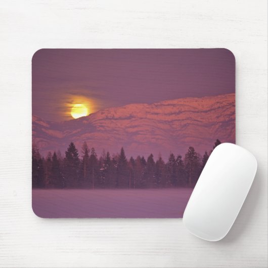 Vollmond steigt während der mousepad (Mit Mouse)