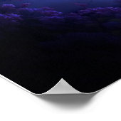 Vollmond-Stille Plakat Naturlich Inspirierte Mauer (Ecke)