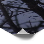 Vollmond-Szene Poster (Ecke)