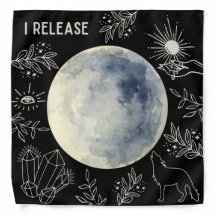 Vollmond Tarot/Altar Tuch Bandana