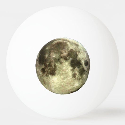 Vollmond Tischtennisball (Vorderseite)