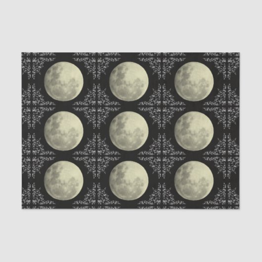 Vollmond-Tissue-Papier Seidenpapier (Vorderseite)