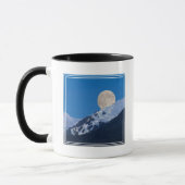 Vollmond über Alyeska Ski Resort, Alaska Tasse (Links)