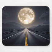 Vollmond über Autobahn Mousepad (Vorne)