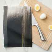 Vollmond über dem Atlantik Geschirrtuch (Viertel Falte)