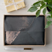 Vollmond über dem Schneeberg der Bäume Seidenpapier (Geschenk)