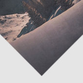 Vollmond über dem Schneeberg der Bäume Seidenpapier (Detail)