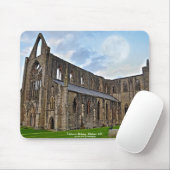 Vollmond über dem Zisterzienserkloster Tintern Mousepad (Mit Mouse)