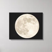Vollmond über den Florida Keys Leinwanddruck (Vorderseite)
