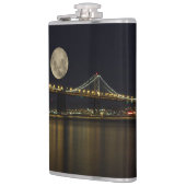 Vollmond über der Bucht Flachmann (Links)