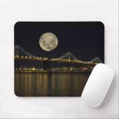 Vollmond über der Bucht Mousepad (Mit Mouse)