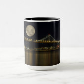 Vollmond über der Bucht Tasse (Zentrum)