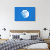 Vollmond über der Stadt Montreal Leinwanddruck (Insitu (Schlafzimmer))