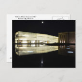 Vollmond über Nelson-Atkins Kunstmuseum Postkarte (Vorne/Hinten)