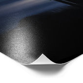 Vollmond über Penshaw Monument Poster/Print Fotodruck (Ecke)