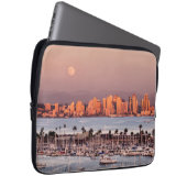 Vollmond über San Diego Laptopschutzhülle (Vorne Rechts)