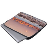 Vollmond über San Diego Laptopschutzhülle (Vorne Knopf)