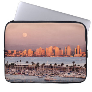 Vollmond über San Diego Laptopschutzhülle