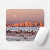 Vollmond über San Diego Mousepad (Mit Mouse)