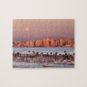 Vollmond über San Diego Puzzle