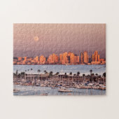 Vollmond über San Diego Puzzle (Horizontal)