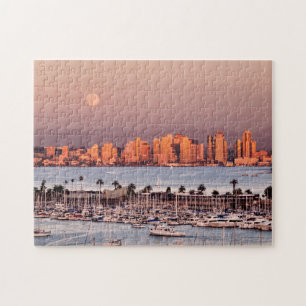 Vollmond über San Diego Puzzle