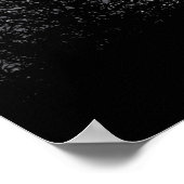 Vollmond über See Poster (Ecke)