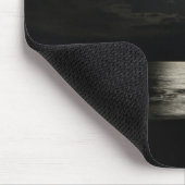 Vollmond über Wasser Mousepad (Ecke)