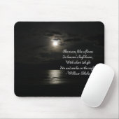 Vollmond über Wasser Mousepad (Mit Mouse)
